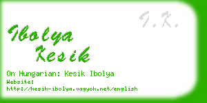 ibolya kesik business card